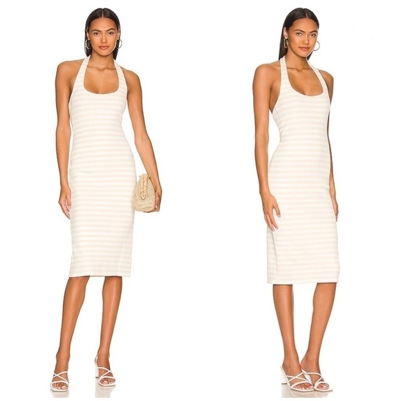 Lovers and Friends Ilia Midi Dress in Cream Size XS - Picture 1 of 5